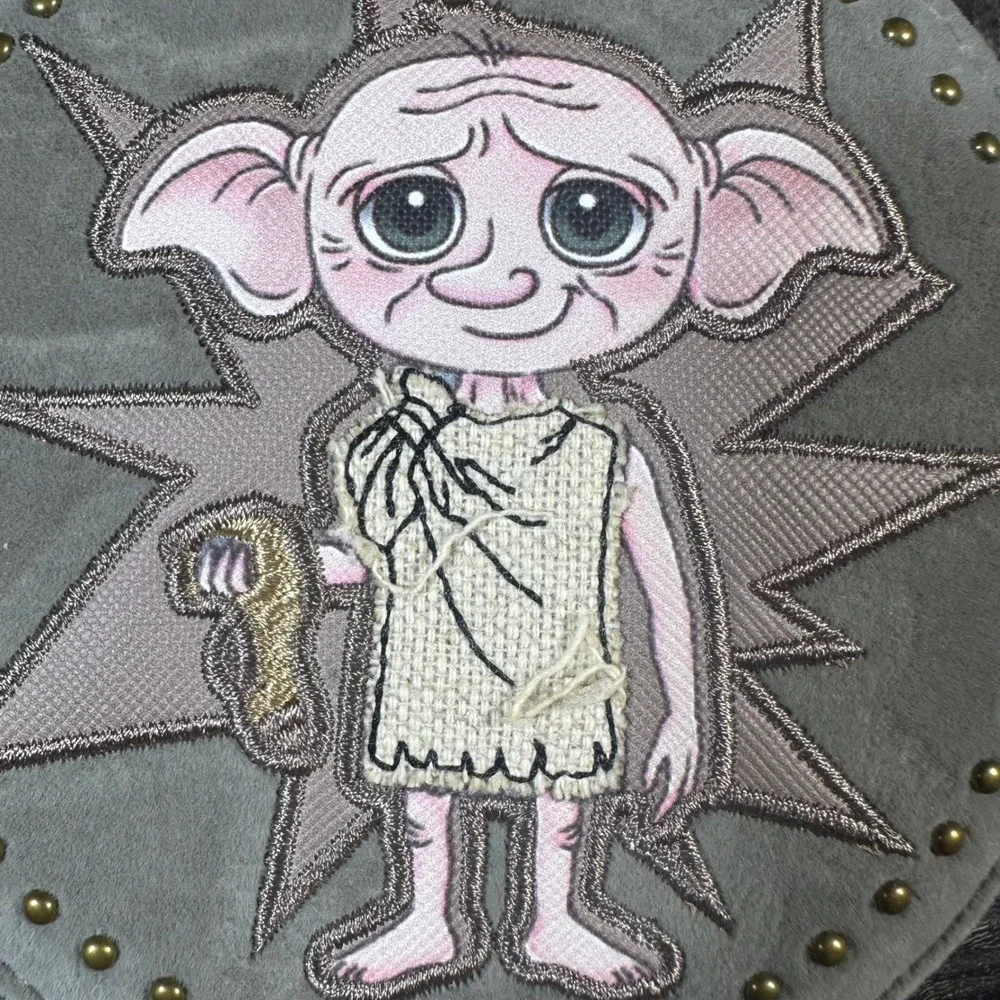 Harry Potter Coin Purse NWT Women OS Gray Dobby House Elf Wristlet Pouch